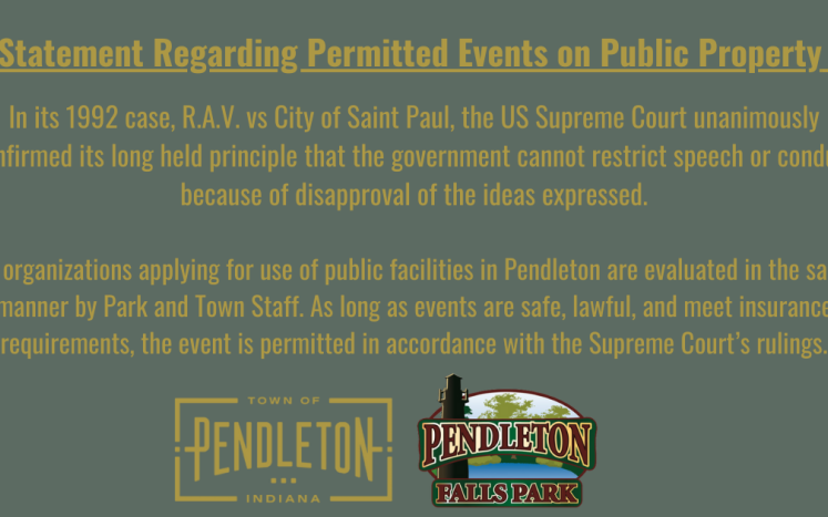 Statement on Permitted Events